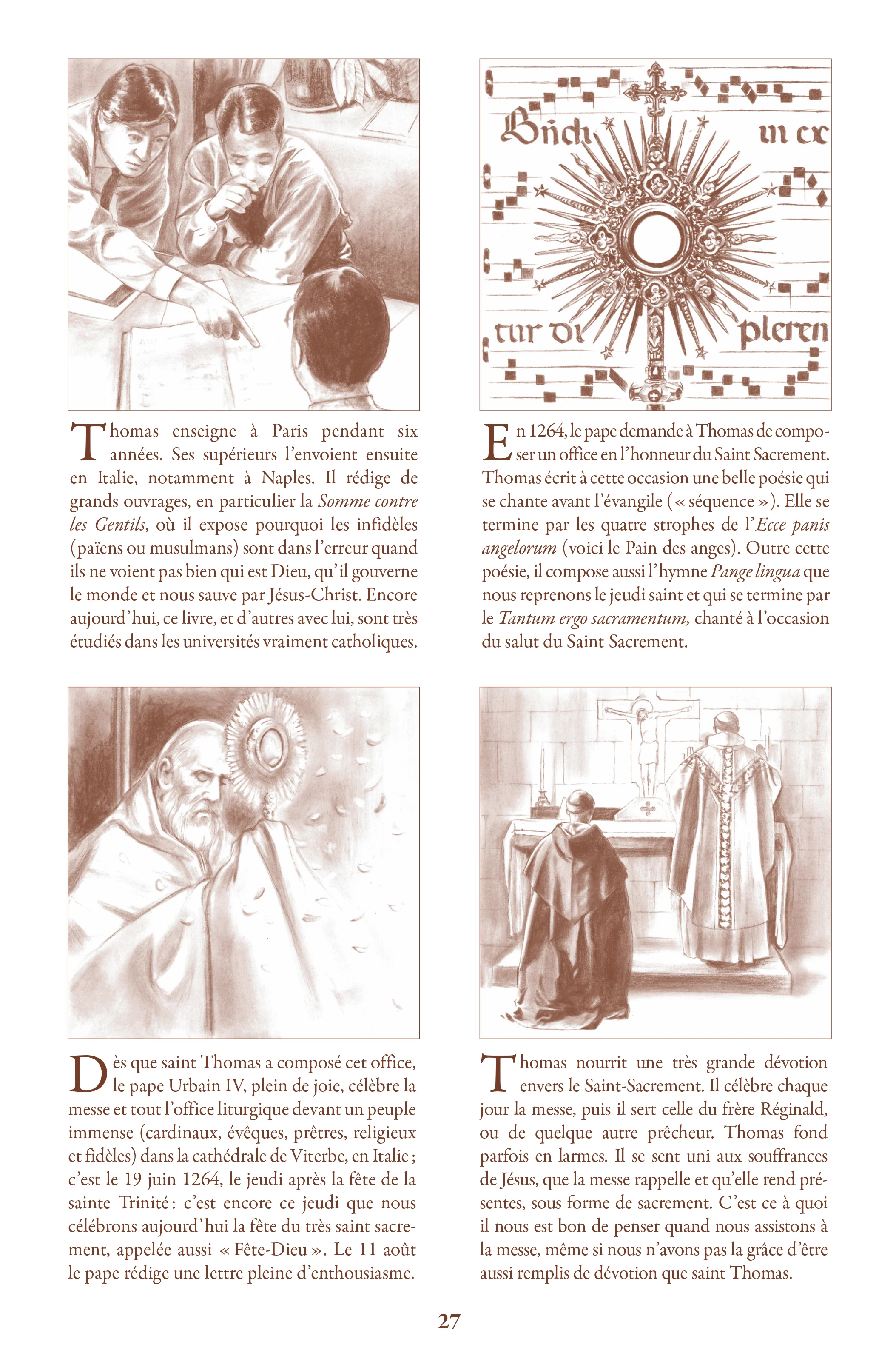 Saint Thomas d'Aquin (Chemins de lumière n° 15) - Image 4